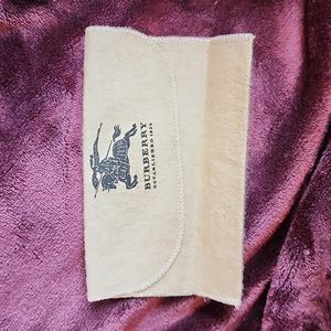 Burberry Wallet Sunglasses dust cover Never Used